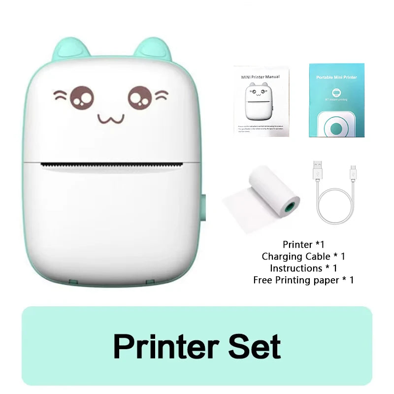 Mini Cat Thermal Printer (Wireless, 58mm)